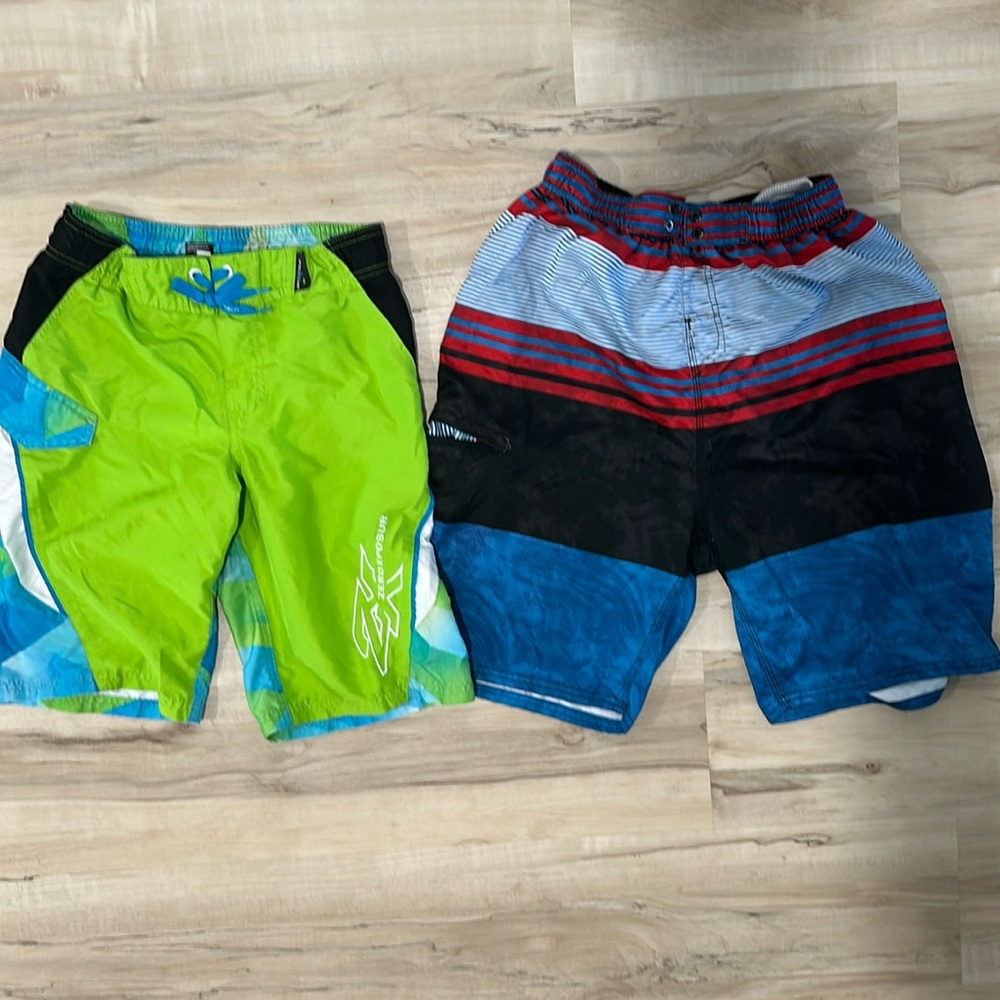 Bundle 2 boys swim trunks